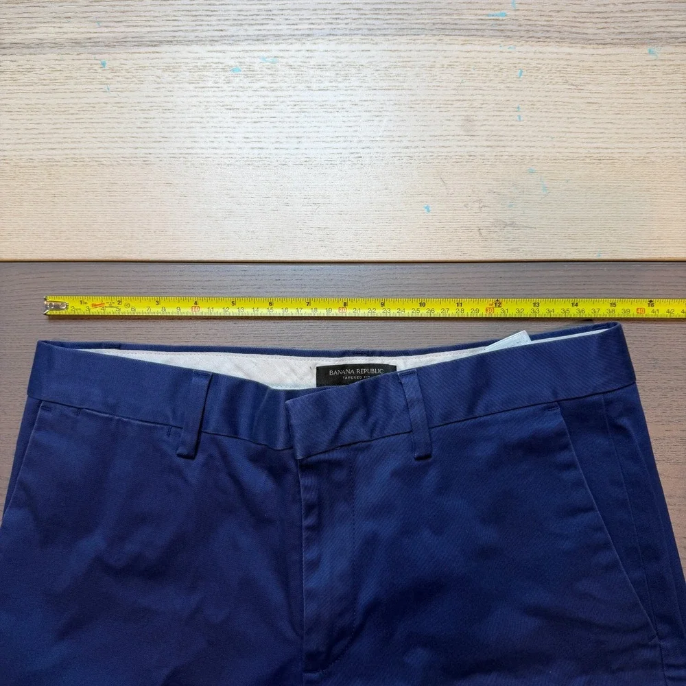 Banana Republic Pants Men 30x30 Tapered Fit Tailoring Performance Smart‎ Preppy